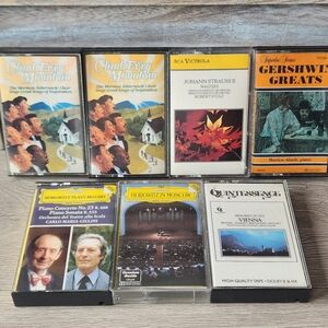 Various Mozart Gershwin Strauss Mormon Tabernacle Choir Cassette Tapes